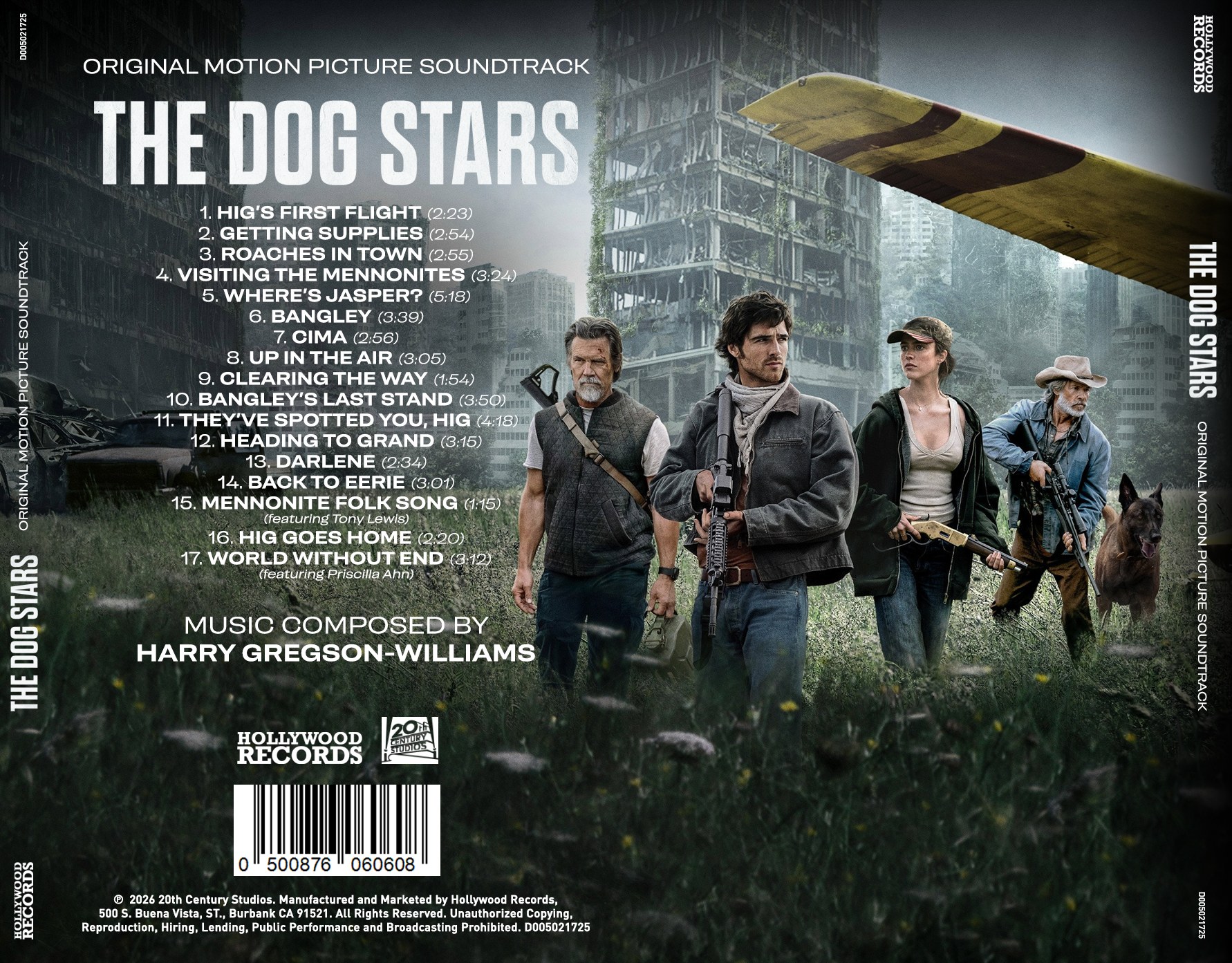 Contraportada de The Dog Stars