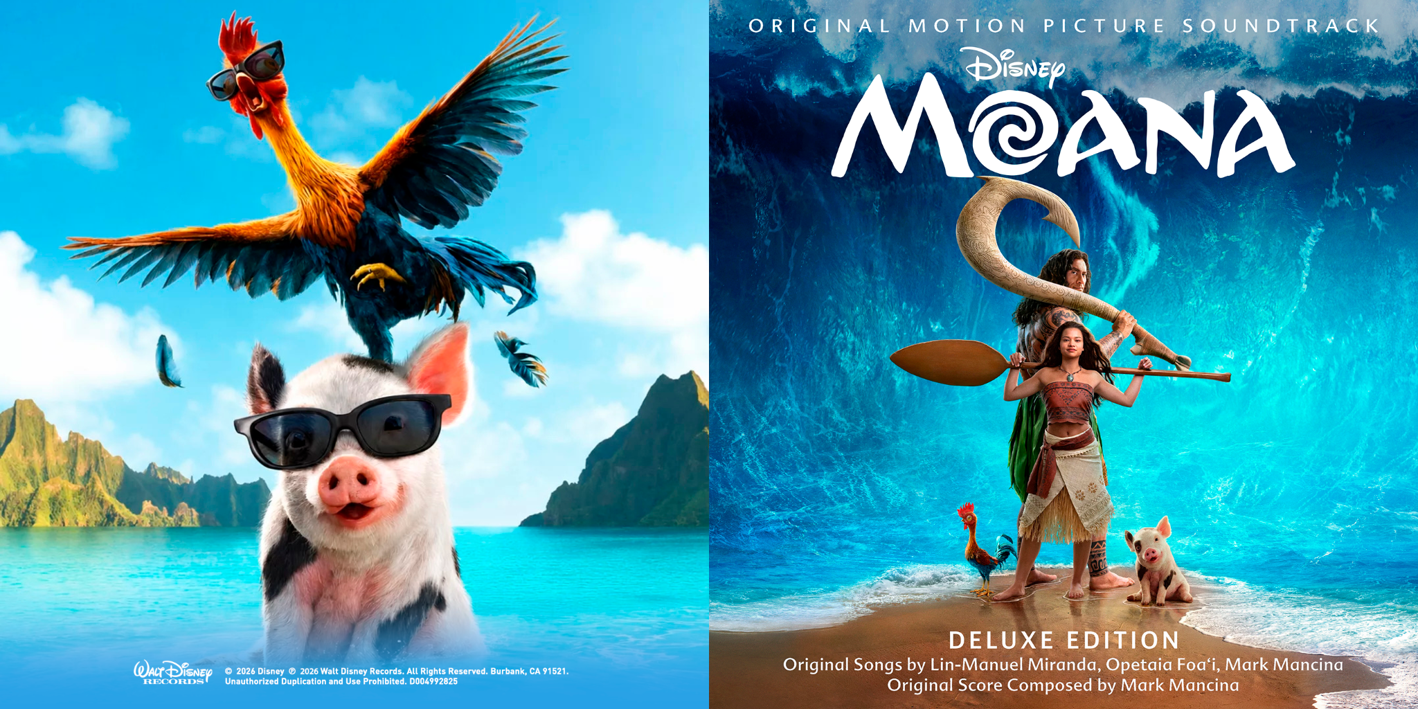 Moana — Portadilla del libreto