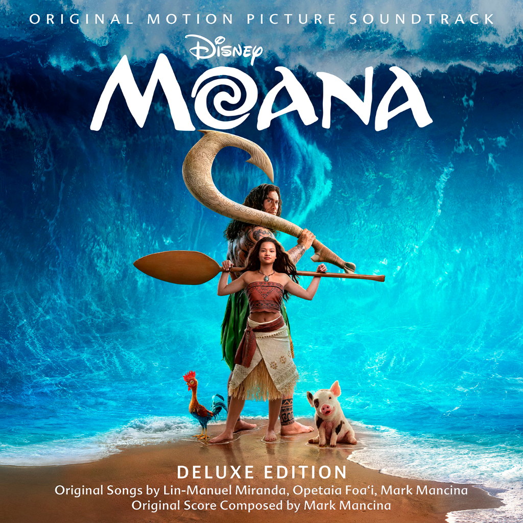 Mitad derecha, portada frontal de Moana