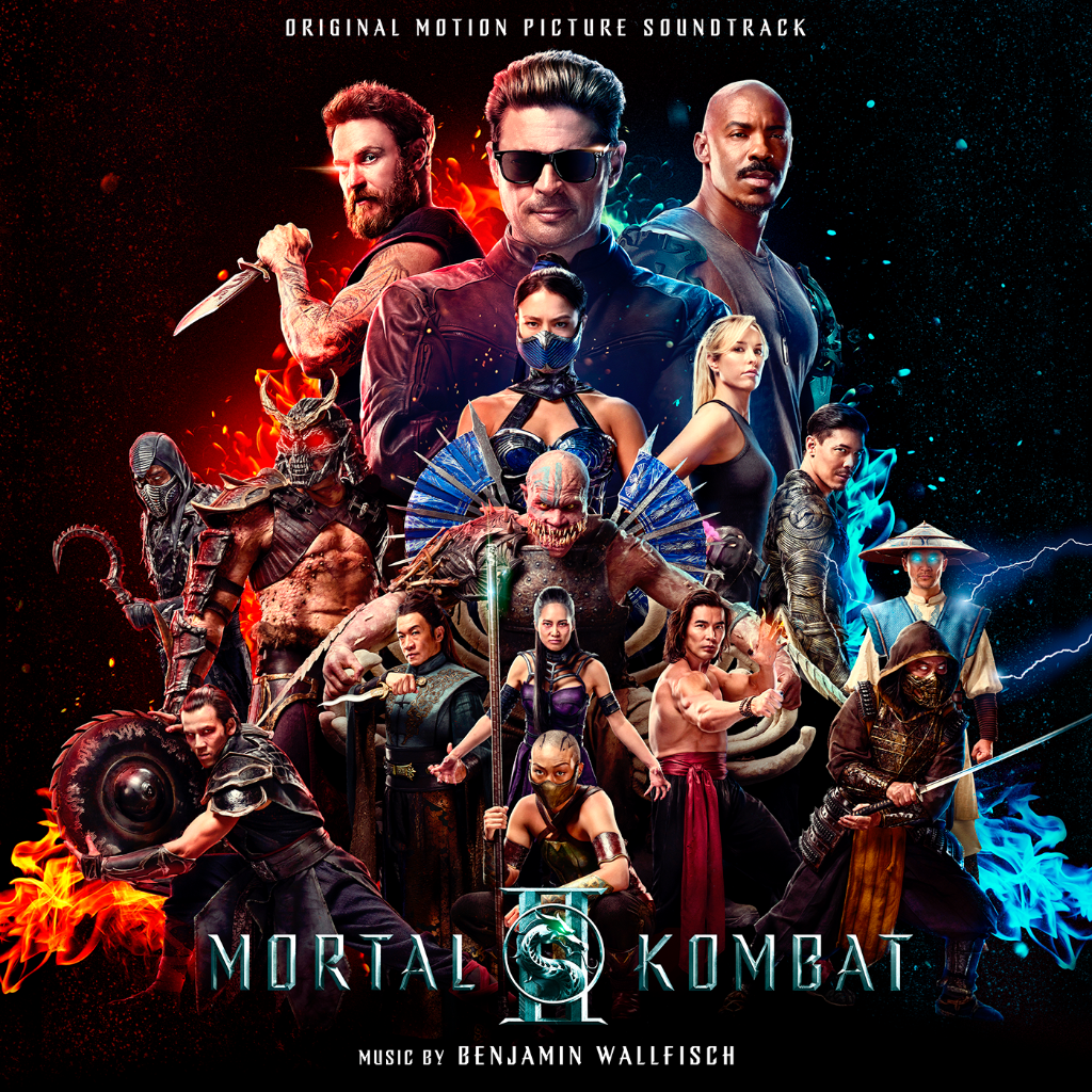 Mitad derecha, portada frontal de Mortal Kombat II